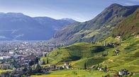 Panoramablick über Südtirol